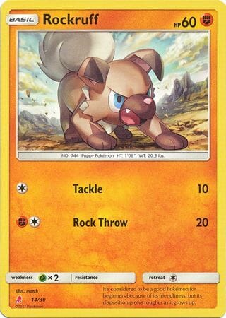 Rockruff (14/30) [Sun & Moon: Trainer Kit - Lycanroc] Pokemon Single Pokémon  | Multizone: Comics And Games