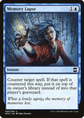 Memory Lapse [Eternal Masters] MTG Single Magic: The Gathering  | Multizone: Comics And Games