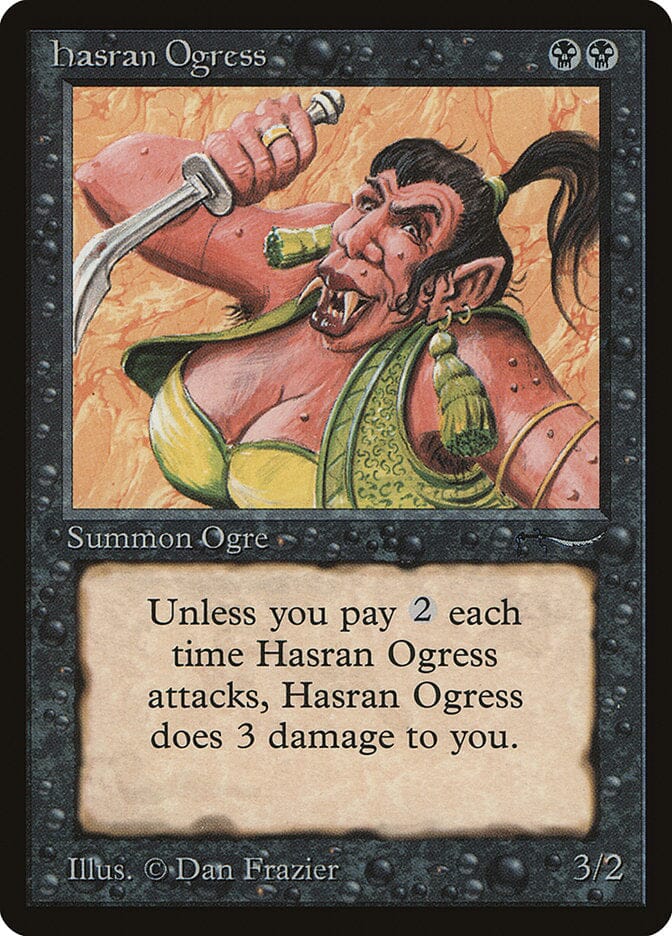 Hasran Ogress (Light Mana Cost) [Arabian Nights] MTG Single Magic: The Gathering  | Multizone: Comics And Games