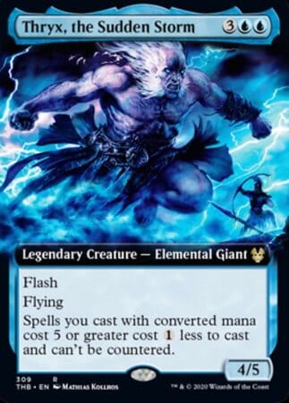 Thryx, the Sudden Storm (Extended Art) [Theros Beyond Death] MTG Single Magic: The Gathering  | Multizone: Comics And Games