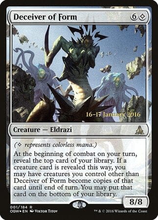 Deceiver of Form [Oath of the Gatewatch Promos] MTG Single Magic: The Gathering  | Multizone: Comics And Games