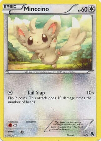 Minccino (4/30) [Black & White: Trainer Kit - Zoroark] Pokemon Single Pokémon  | Multizone: Comics And Games