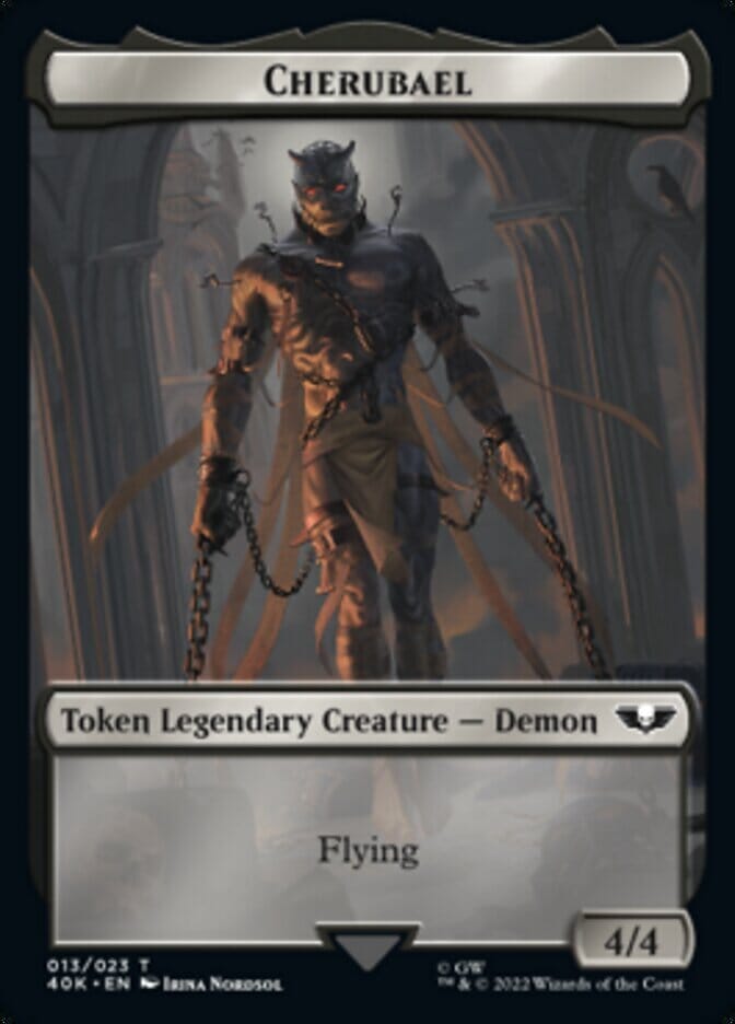 Astartes Warrior // Cherubael Double-sided Token (Surge Foil) [Universes Beyond: Warhammer 40,000 Tokens] MTG Single Magic: The Gathering  | Multizone: Comics And Games