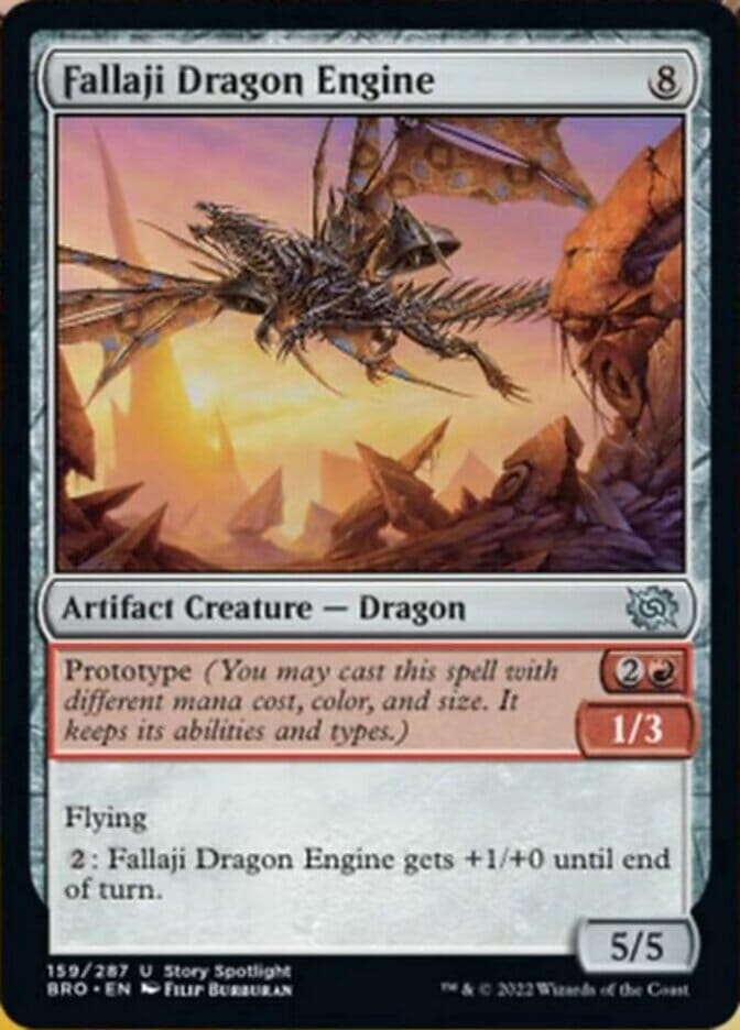 Fallaji Dragon Engine [The Brothers' War] MTG Single Magic: The Gathering  | Multizone: Comics And Games