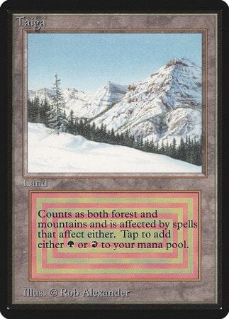 Taiga [Limited Edition Beta] MTG Single Magic: The Gathering  | Multizone: Comics And Games