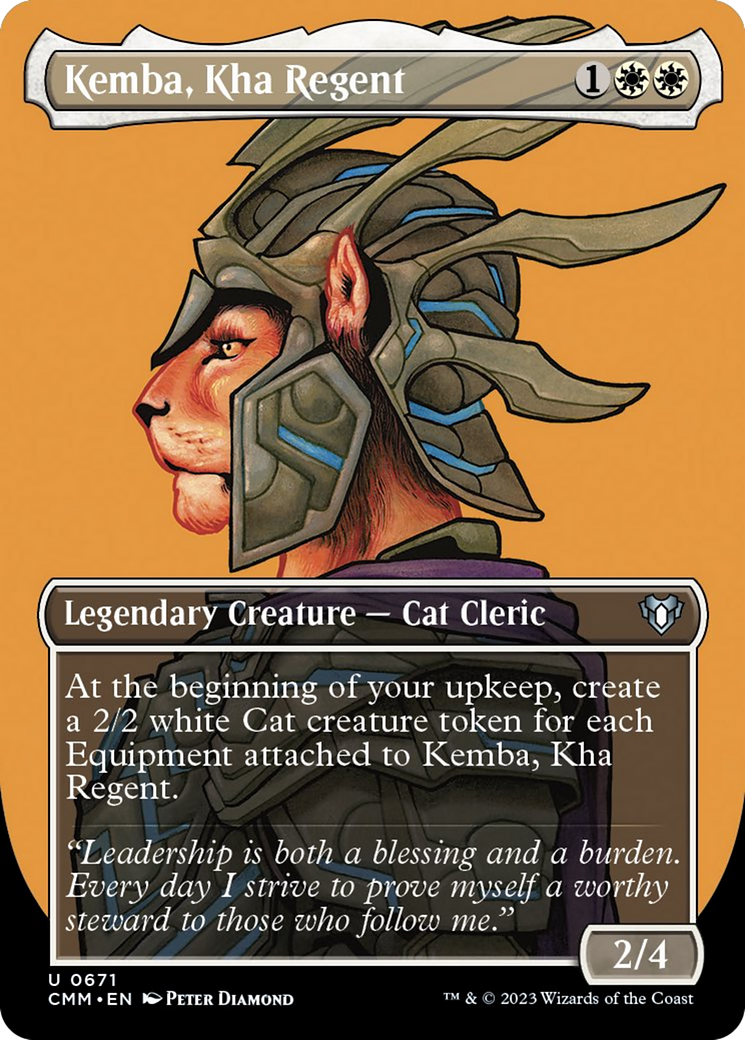 Kemba, Kha Regent (Borderless Profile) [Commander Masters] | Multizone: Comics And Games