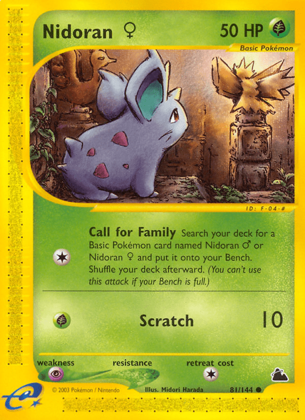 Nidoran (81/144) (Female) [Skyridge] Pokemon Single Pokémon  | Multizone: Comics And Games