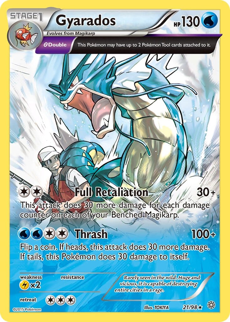 Gyarados (21/98) (Theme Deck Exclusive) [XY: Ancient Origins] Pokemon Single Pokémon  | Multizone: Comics And Games