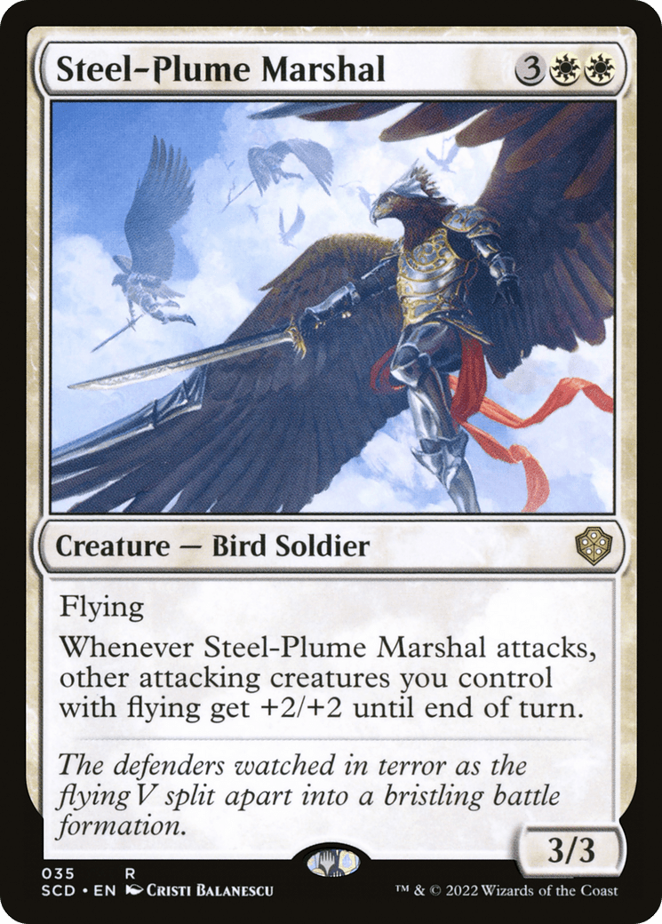 Steel-Plume Marshal [Starter Commander Decks] MTG Single Magic: The Gathering  | Multizone: Comics And Games