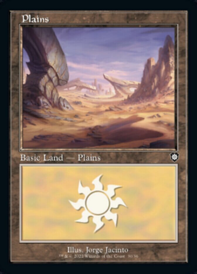 Plains (030) (Retro) [The Brothers' War Commander] MTG Single Magic: The Gathering  | Multizone: Comics And Games