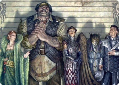 Rogues' Gallery Art Card [Streets of New Capenna Art Series] MTG Single Magic: The Gathering  | Multizone: Comics And Games