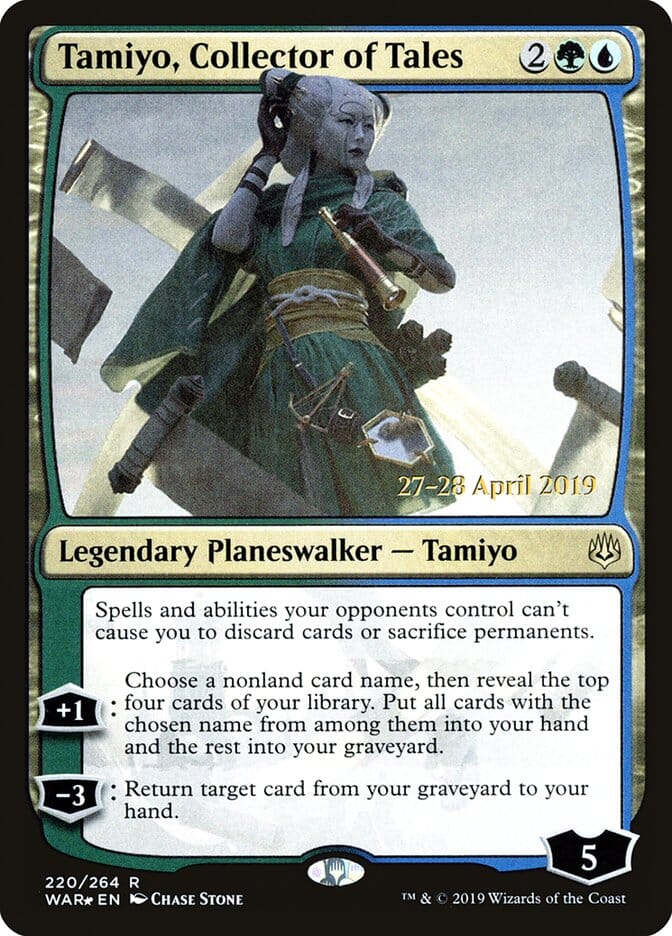 Tamiyo, Collector of Tales [War of the Spark Prerelease Promos] MTG Single Magic: The Gathering  | Multizone: Comics And Games