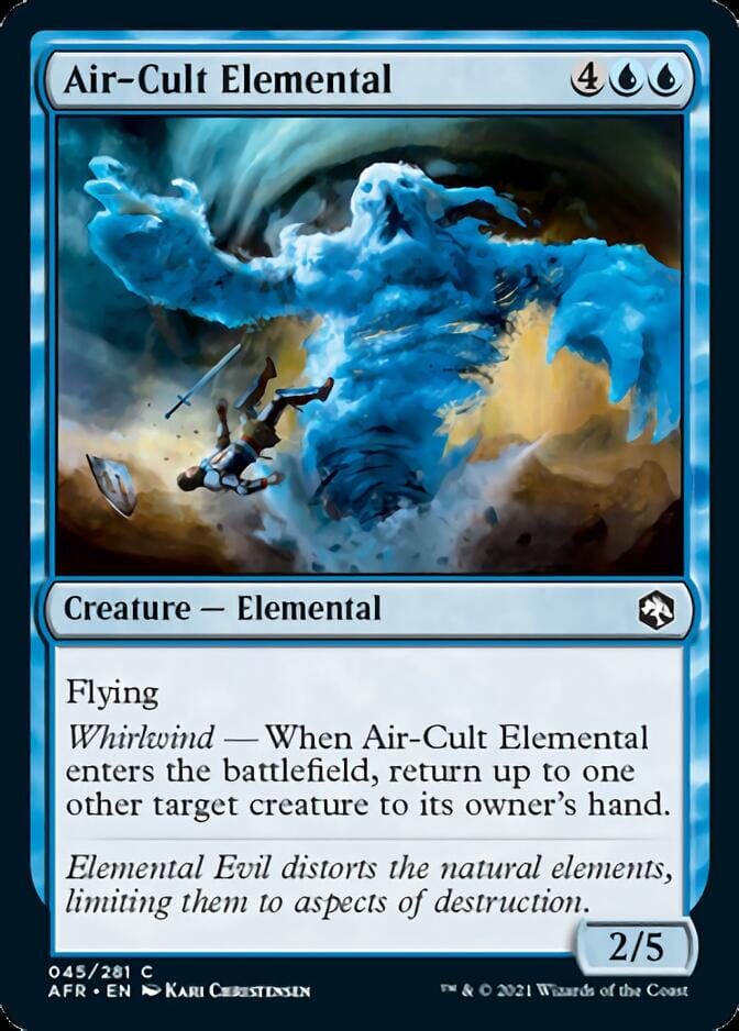 Air-Cult Elemental [Dungeons & Dragons: Adventures in the Forgotten Realms] MTG Single Magic: The Gathering  | Multizone: Comics And Games