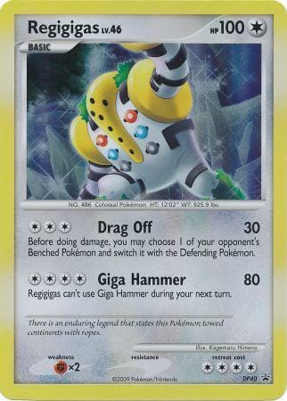 Regigigas (DP40) (Jumbo Card) [Diamond & Pearl: Black Star Promos] Pokemon Single Pokémon  | Multizone: Comics And Games
