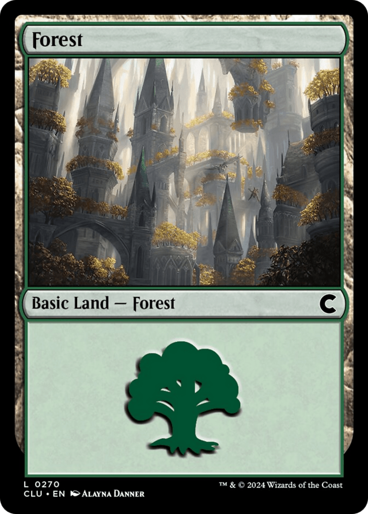 Forest (0270) [Ravnica: Clue Edition] MTG Single Magic: The Gathering  | Multizone: Comics And Games