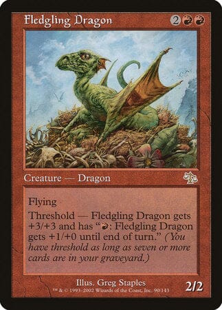 Fledgling Dragon [Judgment] MTG Single Magic: The Gathering  | Multizone: Comics And Games