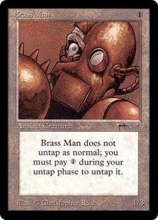 Brass Man [Arabian Nights] MTG Single Magic: The Gathering  | Multizone: Comics And Games