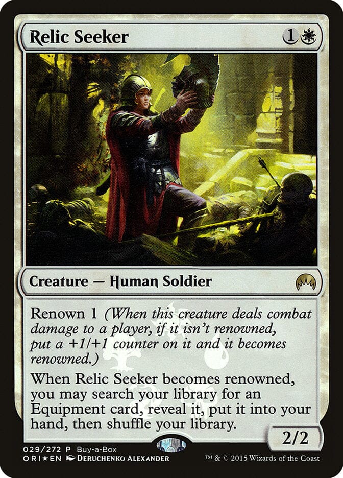 Relic Seeker (Buy-A-Box) [Magic Origins Promos] MTG Single Magic: The Gathering  | Multizone: Comics And Games