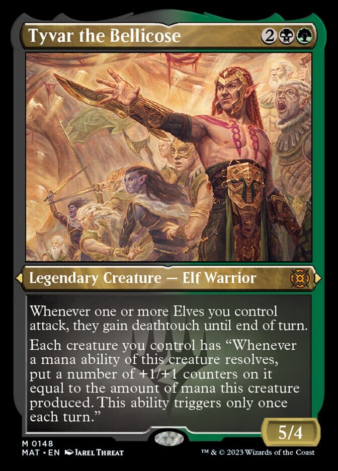 Tyvar the Bellicose (Foil Etched) [March of the Machine: The Aftermath] MTG Single Magic: The Gathering  | Multizone: Comics And Games