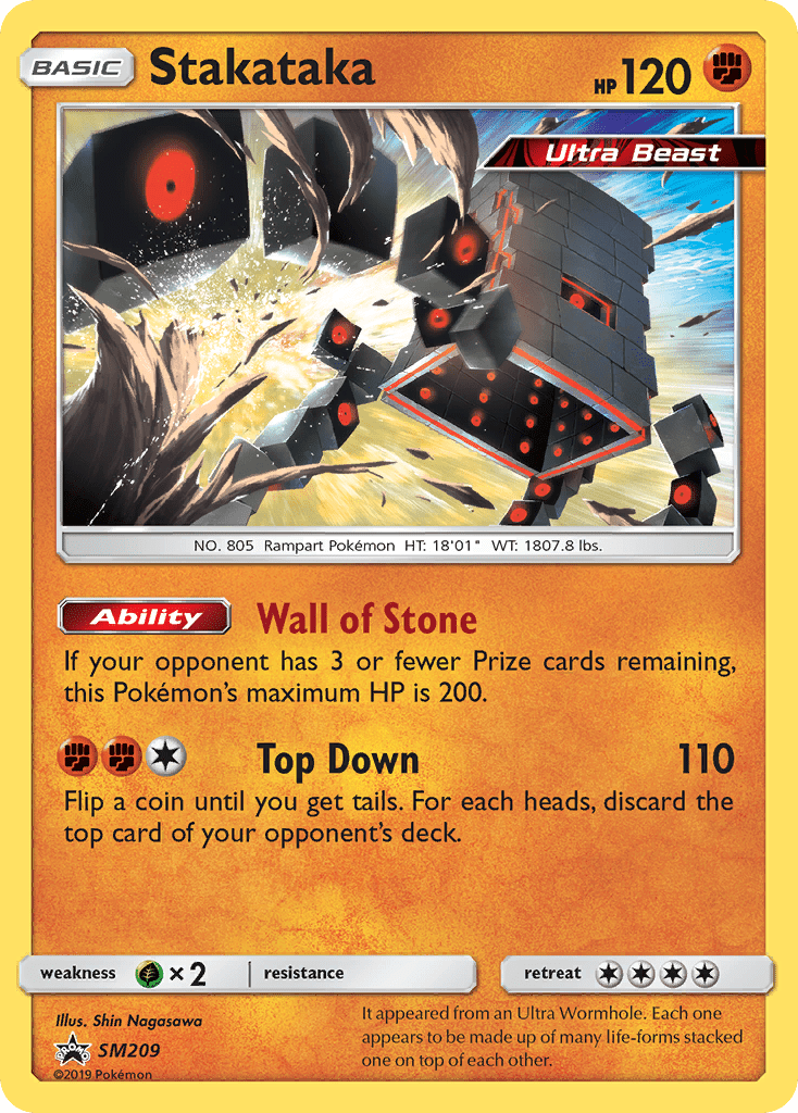Stakataka (SM209) [Sun & Moon: Black Star Promos] Pokemon Single Pokémon  | Multizone: Comics And Games