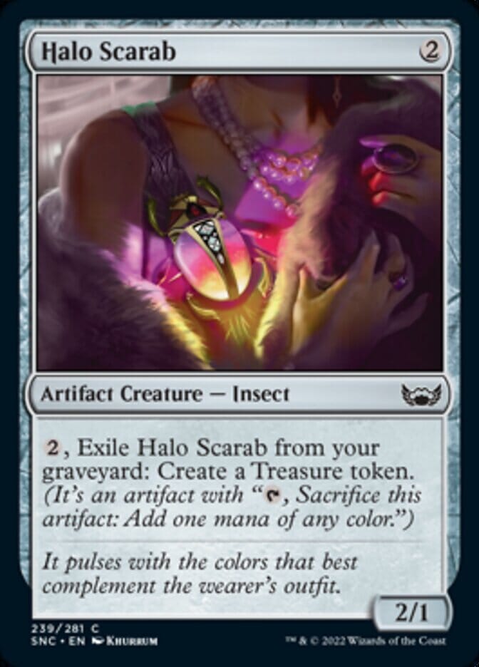 Halo Scarab [Streets of New Capenna] MTG Single Magic: The Gathering  | Multizone: Comics And Games