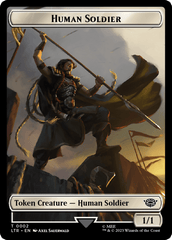 Food (11) // Human Soldier (02) Double-Sided Token [The Lord of the Rings: Tales of Middle-Earth Tokens] MTG Single Magic: The Gathering  | Multizone: Comics And Games