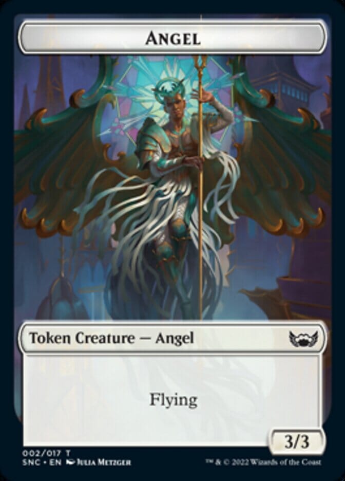 Cat // Angel Double-sided Token [Streets of New Capenna Tokens] MTG Single Magic: The Gathering  | Multizone: Comics And Games