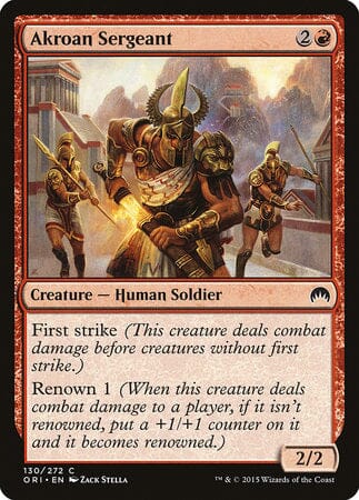 Akroan Sergeant [Magic Origins] MTG Single Magic: The Gathering  | Multizone: Comics And Games