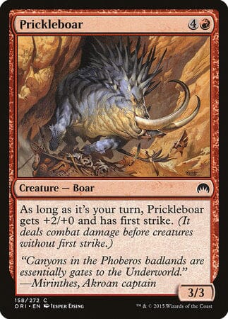 Prickleboar [Magic Origins] MTG Single Magic: The Gathering  | Multizone: Comics And Games