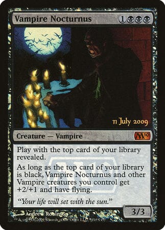 Vampire Nocturnus [Magic 2010 Promos] MTG Single Magic: The Gathering  | Multizone: Comics And Games