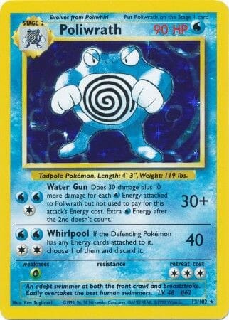 Poliwrath (13/102) [Base Set Unlimited] Pokemon Single Pokémon  | Multizone: Comics And Games