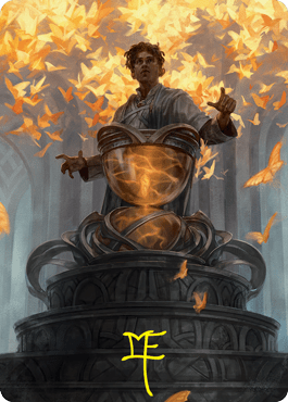 Introduction to Prophecy Art Card (Gold-Stamped Signature) [Strixhaven: School of Mages Art Series] MTG Single Magic: The Gathering  | Multizone: Comics And Games
