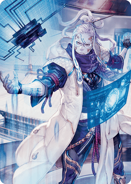 Tameshi, Reality Architect 2 Art Card [Kamigawa: Neon Dynasty Art Series] MTG Single Magic: The Gathering  | Multizone: Comics And Games