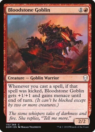 Bloodstone Goblin [Dominaria] MTG Single Magic: The Gathering  | Multizone: Comics And Games