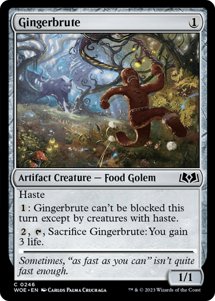 Gingerbrute [Wilds of Eldraine] MTG Single Magic: The Gathering  | Multizone: Comics And Games