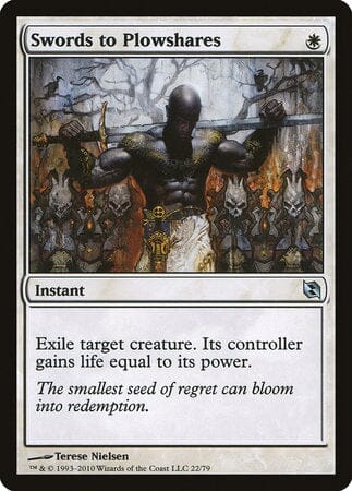 Swords to Plowshares [Duel Decks: Elspeth vs. Tezzeret] MTG Single Magic: The Gathering  | Multizone: Comics And Games