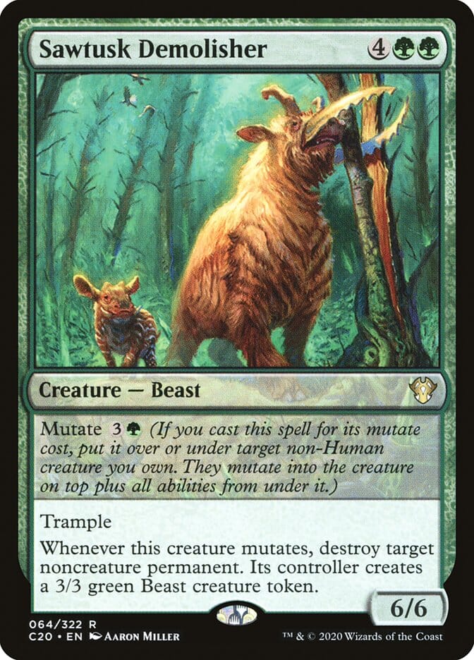 Sawtusk Demolisher [Commander 2020] MTG Single Magic: The Gathering  | Multizone: Comics And Games