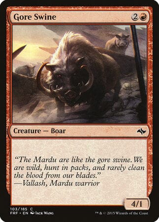 Gore Swine [Fate Reforged] MTG Single Magic: The Gathering  | Multizone: Comics And Games