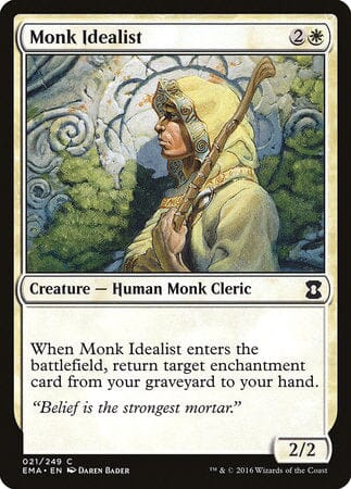 Monk Idealist [Eternal Masters] MTG Single Magic: The Gathering  | Multizone: Comics And Games