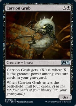 Carrion Grub [Core Set 2021] MTG Single Magic: The Gathering  | Multizone: Comics And Games