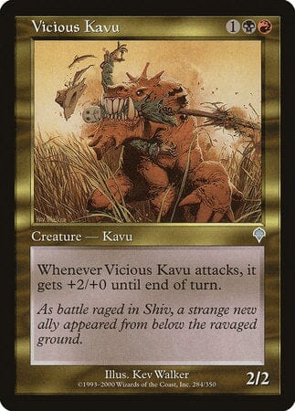Vicious Kavu [Invasion] MTG Single Magic: The Gathering  | Multizone: Comics And Games