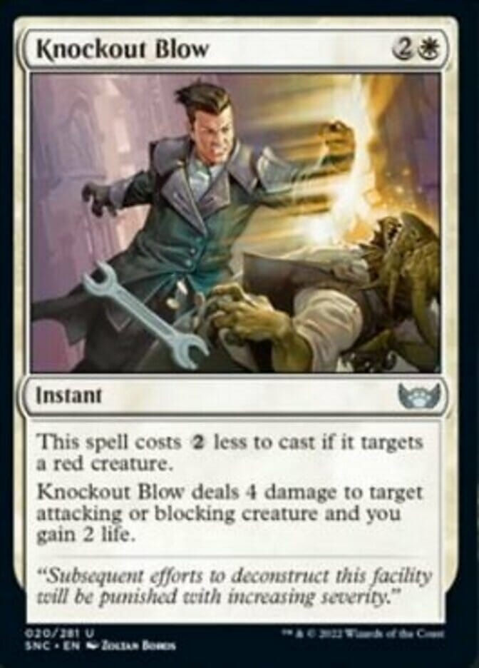 Knockout Blow [Streets of New Capenna] MTG Single Magic: The Gathering  | Multizone: Comics And Games