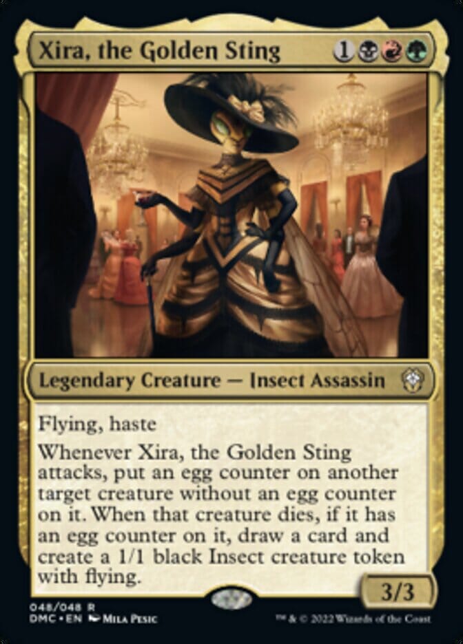 Xira, the Golden Sting [Dominaria United Commander] MTG Single Magic: The Gathering  | Multizone: Comics And Games