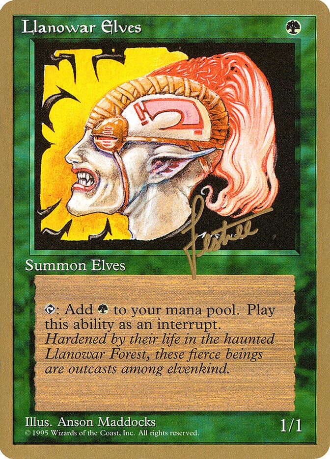 Llanowar Elves (Bertrand Lestree) [Pro Tour Collector Set] MTG Single Magic: The Gathering  | Multizone: Comics And Games