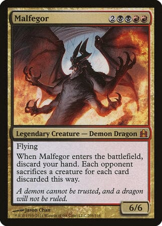 Malfegor [Commander 2011] MTG Single Magic: The Gathering  | Multizone: Comics And Games