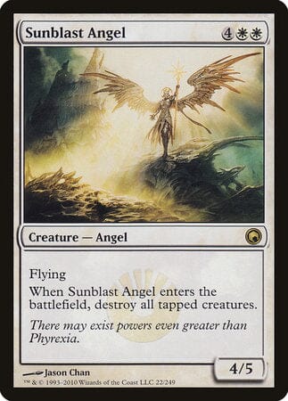 Sunblast Angel [Scars of Mirrodin] MTG Single Magic: The Gathering  | Multizone: Comics And Games