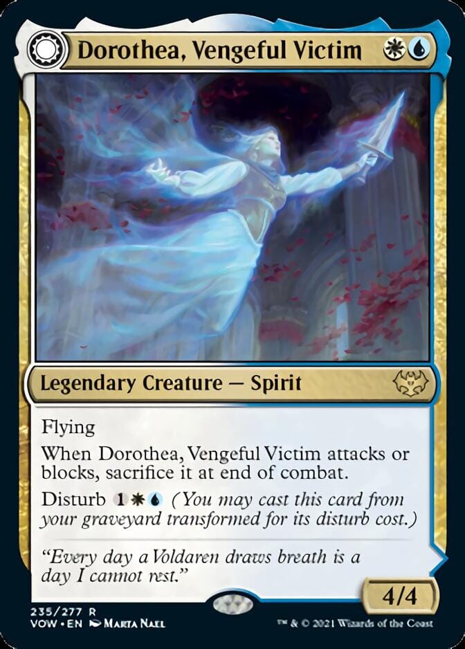 Dorothea, Vengeful Victim // Dorothea's Retribution [Innistrad: Crimson Vow] MTG Single Magic: The Gathering  | Multizone: Comics And Games