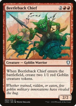 Beetleback Chief [Commander Anthology Volume II] MTG Single Magic: The Gathering  | Multizone: Comics And Games
