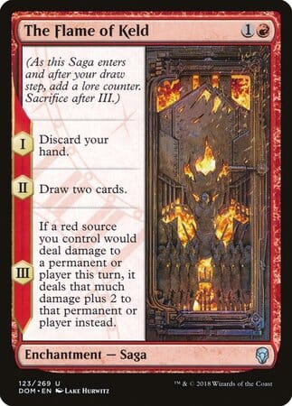 The Flame of Keld [Dominaria] MTG Single Magic: The Gathering  | Multizone: Comics And Games