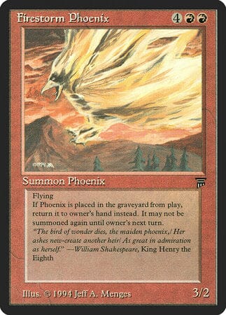 Firestorm Phoenix [Legends] MTG Single Magic: The Gathering  | Multizone: Comics And Games